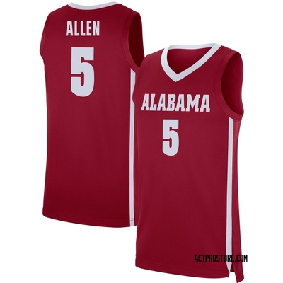 Men's Amari Allen Alabama Crimson Tide Replica Basketball Jersey - Crimson