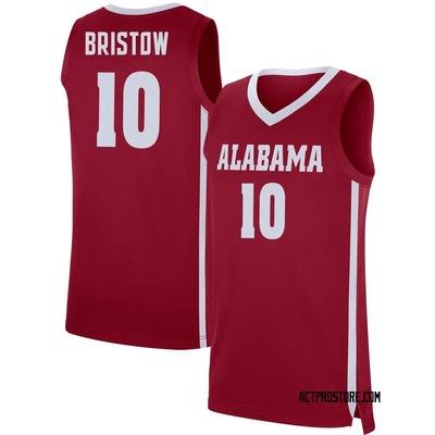 Men's Keitenn Bristow Alabama Crimson Tide Replica Basketball Jersey - Crimson