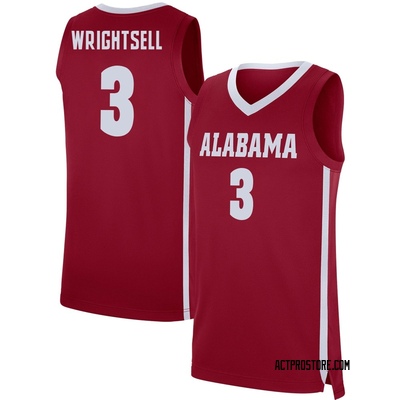 Men's Latrell Wrightsell Alabama Crimson Tide Replica Basketball Jersey - Crimson