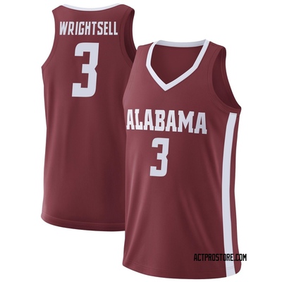 Men's Latrell Wrightsell Alabama Crimson Tide Replica College Basketball Jersey - Crimson