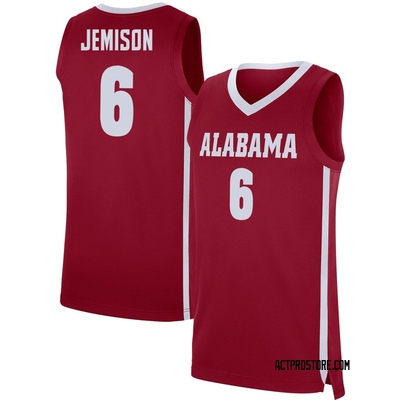 Men's London Jemison Alabama Crimson Tide Replica Basketball Jersey - Crimson