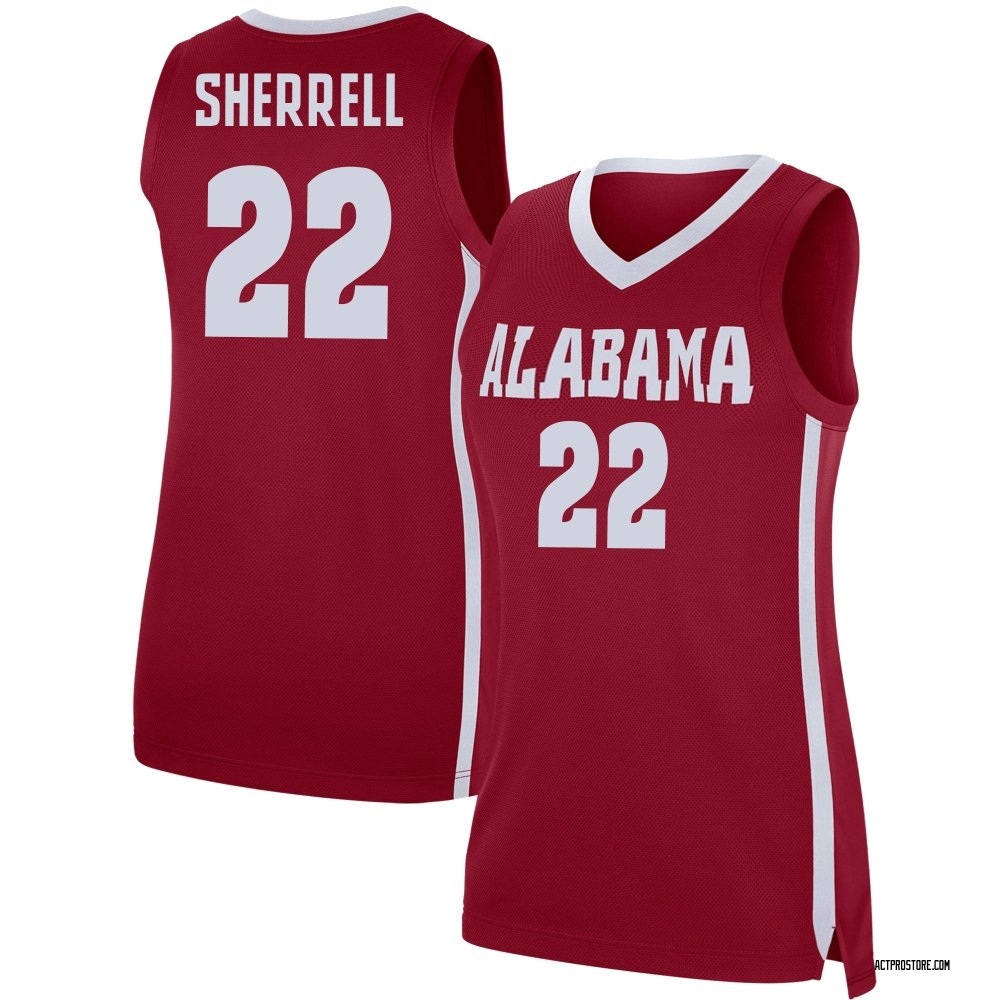 Women's Aiden Sherrell Alabama Crimson Tide Replica Basketball Jersey - Crimson