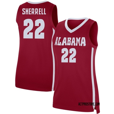 Women's Aiden Sherrell Alabama Crimson Tide Replica Basketball Jersey - Crimson