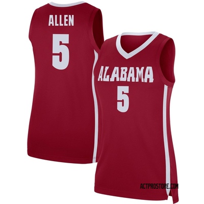 Women's Amari Allen Alabama Crimson Tide Replica Basketball Jersey - Crimson
