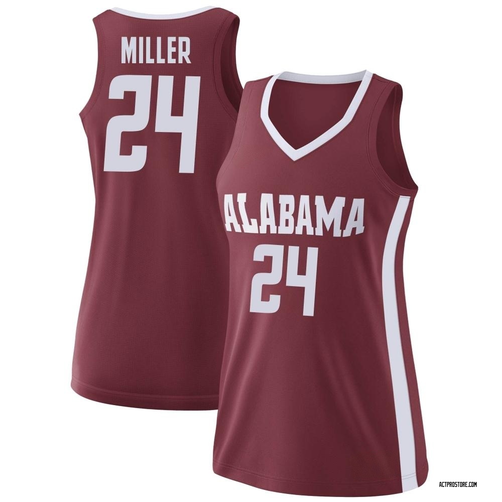 Women's Brandon Miller Alabama Crimson Tide Replica College Basketball Jersey - Crimson
