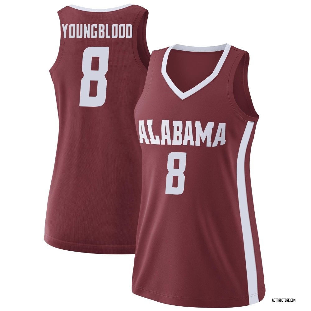 Women's Chris Youngblood Alabama Crimson Tide Replica College Basketball Jersey - Crimson