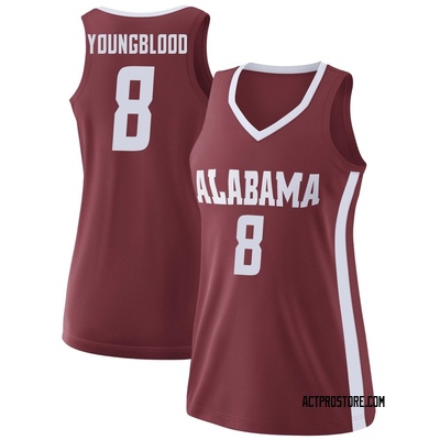 Women's Chris Youngblood Alabama Crimson Tide Replica College Basketball Jersey - Crimson
