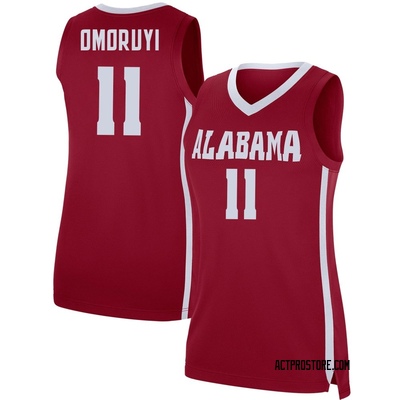 Women's Clifford Omoruyi Alabama Crimson Tide Replica Basketball Jersey - Crimson