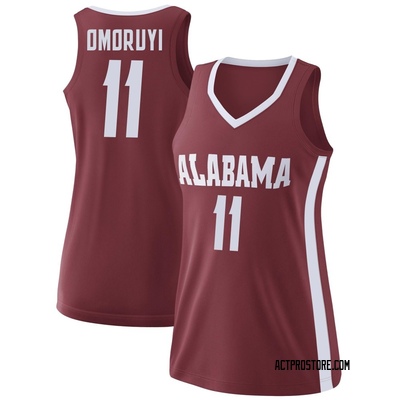 Women's Clifford Omoruyi Alabama Crimson Tide Replica College Basketball Jersey - Crimson