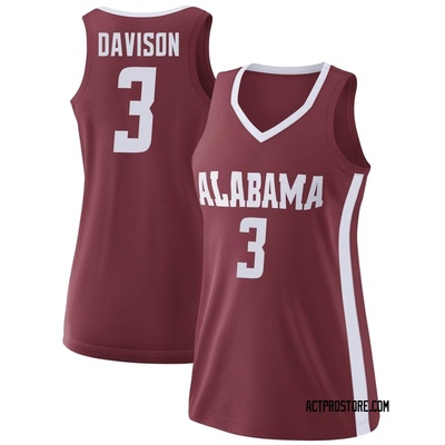 Women's JD Davison Alabama Crimson Tide Replica College Basketball Jersey - Crimson