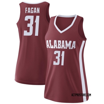 Women's Jack Fagan Alabama Crimson Tide Replica College Basketball Jersey - Crimson