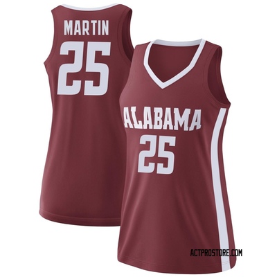 Women's Jacob Martin Alabama Crimson Tide Replica College Basketball Jersey - Crimson