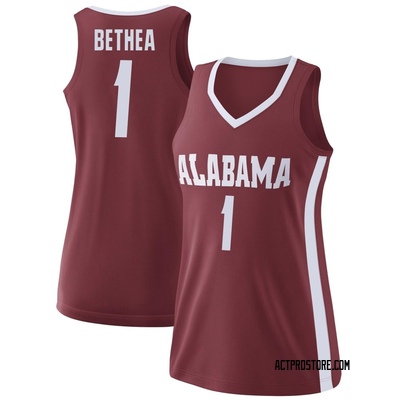 Women's Jalil Bethea Alabama Crimson Tide Replica College Basketball Jersey - Crimson