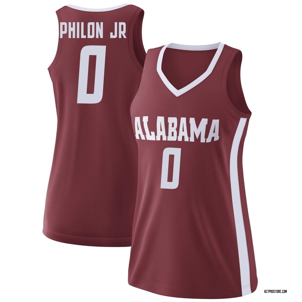 Women's Labaron Philon Jr. Alabama Crimson Tide Replica College Basketball Jersey - Crimson