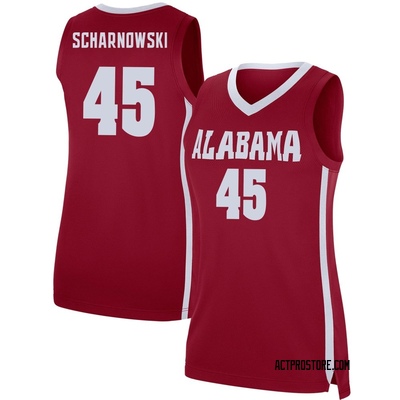 Women's Max Scharnowski Alabama Crimson Tide Replica Basketball Jersey - Crimson