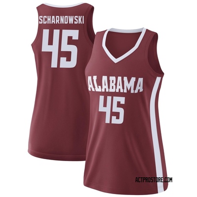 Women's Max Scharnowski Alabama Crimson Tide Replica College Basketball Jersey - Crimson