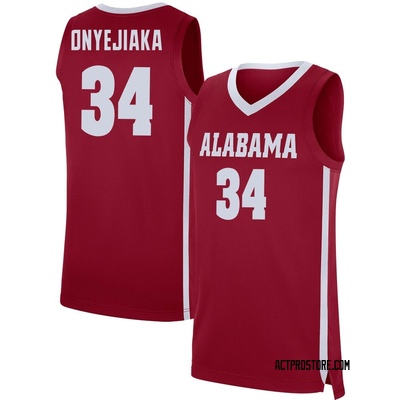 Youth Collins Onyejiaka Alabama Crimson Tide Replica Basketball Jersey - Crimson