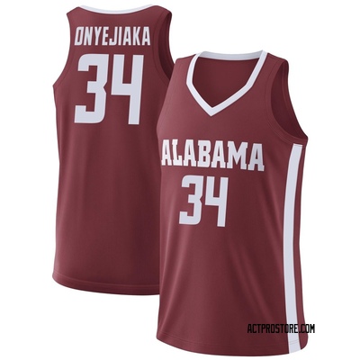 Youth Collins Onyejiaka Alabama Crimson Tide Replica College Basketball Jersey - Crimson