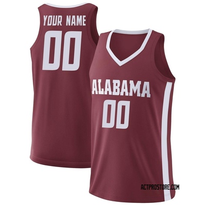Youth Custom Alabama Crimson Tide Replica College Basketball Jersey - Crimson