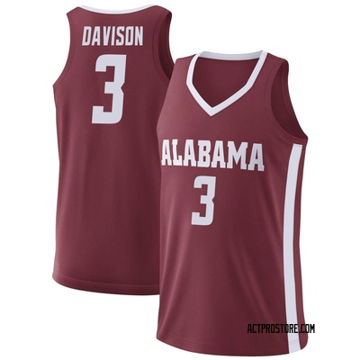 Youth JD Davison Alabama Crimson Tide Replica College Basketball Jersey - Crimson