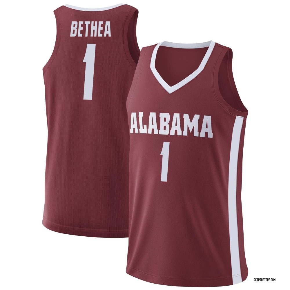 Youth Jalil Bethea Alabama Crimson Tide Replica College Basketball Jersey - Crimson