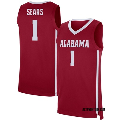 Youth Mark Sears Alabama Crimson Tide Replica Basketball Jersey - Crimson
